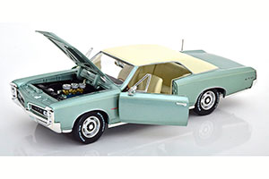 PONTIAC GTO 1966 LIGHT GREEN-METALLIC WHITE — фото 3