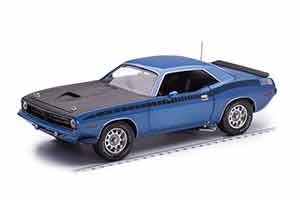 PLYMOUTH BARRACUDA 340 1970 СИНИЙ С ЧЕРНЫМ — фото 16