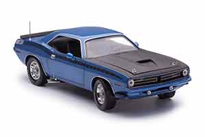 PLYMOUTH BARRACUDA 340 1970 СИНИЙ С ЧЕРНЫМ — фото 10