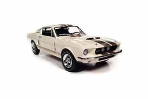 SHELBY GT-350 (FORD MUSTANG) 1967 WIMBLEDON WHITE БЕЛЫЙ — фото 10