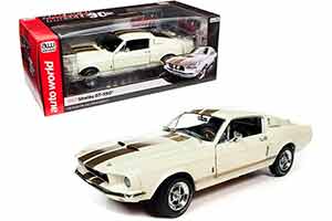 SHELBY GT-350 (FORD MUSTANG) 1967 WIMBLEDON WHITE БЕЛЫЙ — фото 11