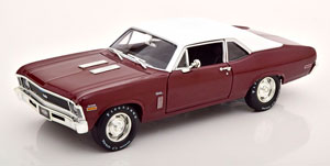 CHEVROLET NOVA SS 396 1970 DARKRED WHITE