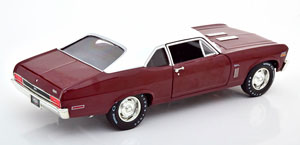 CHEVROLET NOVA SS 396 1970 DARKRED WHITE — фото 2