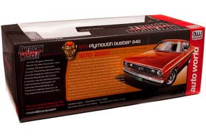 PLYMOUTH DUSTER 2-DOOR COUPE 1970 EK2 VITAMIN C ORANGE ОРАНЖЕВЫЙ — фото 12