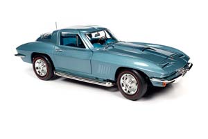 CHEVROLET CORVETTE HARDTOP 1967 MCACN ELKHART BLUE СИНИЙ — фото 6