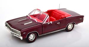 CHEVROLET CHEVELLE SS CONVERTIBLE 1967 DARKRED-METALLIC