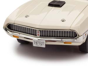 FORD TORINO GT 1971 БЕЛЫЙ С ГОЛУБЫМ — фото 12
