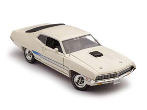 FORD TORINO GT 1971 БЕЛЫЙ С ГОЛУБЫМ — фото 10