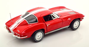 CHEVROLET CORVETTE C2 Z06 1963 RED WHITE — фото 2