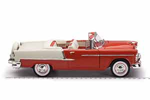 CHEVROLET BEL AIR CONVERTIBLE 1955 КРАСНЫЙ С БЕЛЫМ — фото 6