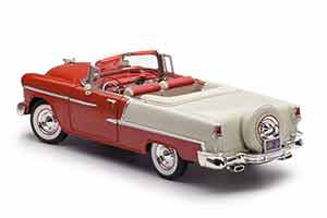 CHEVROLET BEL AIR CONVERTIBLE 1955 КРАСНЫЙ С БЕЛЫМ — фото 9