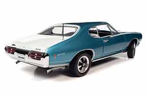 PONTIAC ROYAL BOBCAT GTO 1968 TURQUOISEMETALLIC WHITE — фото 3