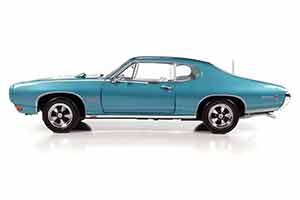 PONTIAC ROYAL BOBCAT GTO 1968 TURQUOISEMETALLIC WHITE — фото 5