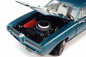 PONTIAC ROYAL BOBCAT GTO 1968 TURQUOISEMETALLIC WHITE — фото 9