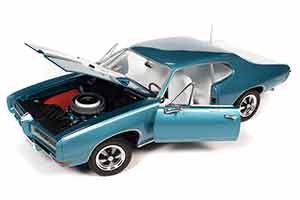 PONTIAC ROYAL BOBCAT GTO 1968 TURQUOISEMETALLIC WHITE — фото 10