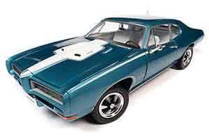 PONTIAC ROYAL BOBCAT GTO 1968 TURQUOISEMETALLIC WHITE