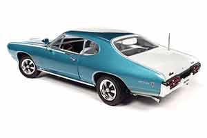 PONTIAC ROYAL BOBCAT GTO 1968 TURQUOISEMETALLIC WHITE — фото 2