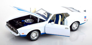 FORD MUSTANG SPRINT 1972 WHITE BLUE — фото 3