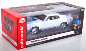 FORD MUSTANG SPRINT 1972 WHITE BLUE — фото 5