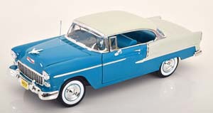 CHEVROLET BEL AIR 1955 LIGHTBLUE LIGHTGREY — фото 1