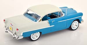 CHEVROLET BEL AIR 1955 LIGHTBLUE LIGHTGREY — фото 2