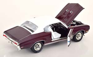 BUICK GS STAGE 1 1970 DARKRED WHITE — фото 4