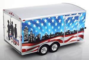 SONSTIGES CAR TRAILER STARS AND STRIPES WHITE RED BLUE — фото 2