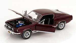 FORD MUSTANG GT 2+2 1967 DARKRED-METALLIC — фото 3