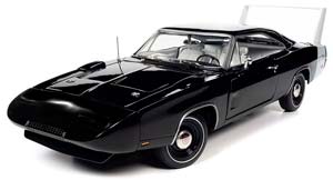 DODGE CHARGER DAYTONA 1969 ЧЕРНЫЙ/БЕЛЫЙ — фото 9