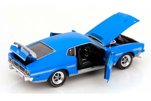 FORD MUSTANG MACH 1 1972 BLUE SILVER — фото 4