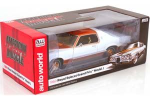 PONTIAC ROYAL BOBCAT GRAND PRIX MODEL J 1969 WHITE GOLDEN — фото 5