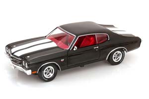 CHEVROLET CHEVELLE SS 1970 BLACK WHITE