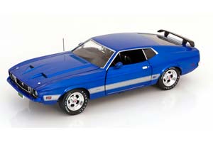 FORD MUSTANG MACH 1 1973 BLUEMETALLIC SILVER