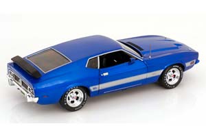 FORD MUSTANG MACH 1 1973 BLUEMETALLIC SILVER — фото 2