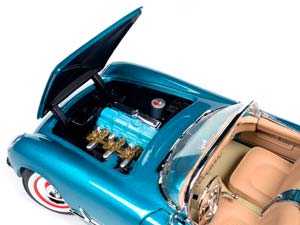 CHEVROLET CORVETTE CONVERTIBLE 1954 СИНИЙ МЕТАЛЛИК — фото 5