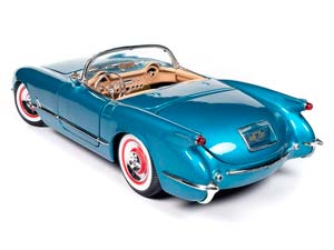 CHEVROLET CORVETTE CONVERTIBLE 1954 СИНИЙ МЕТАЛЛИК — фото 2