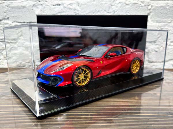FERRARI 812 COMPETIZIONE METALLIC RED/BLUE STRIPE / ФЕРРАРИ 812 КОМПЕТИЦИОНЕ КРАСНЫЙ МЕТАЛЛИК/СИНИЙ ПОЛОСА — фото 10