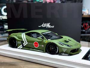 FERRARI LB SILHOUETTE WORKS 458 GT FIGHTER GREEN / LB-SILHOUETTE WORKS ФЕРРАРИ 458 GT FIGHTER ЗЕЛЕНЫЙ — фото 3