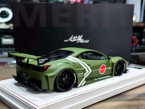 FERRARI LB SILHOUETTE WORKS 458 GT FIGHTER GREEN / LB-SILHOUETTE WORKS ФЕРРАРИ 458 GT FIGHTER ЗЕЛЕНЫЙ — фото 5