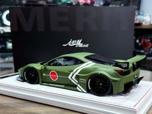 FERRARI LB SILHOUETTE WORKS 458 GT FIGHTER GREEN / LB-SILHOUETTE WORKS ФЕРРАРИ 458 GT FIGHTER ЗЕЛЕНЫЙ — фото 7