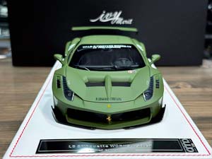 FERRARI LB SILHOUETTE WORKS 458 GT FIGHTER GREEN / LB-SILHOUETTE WORKS ФЕРРАРИ 458 GT FIGHTER ЗЕЛЕНЫЙ — фото 2