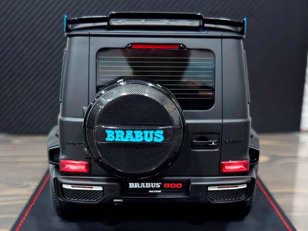 MERCEDES BENZ BRABUS G800 MATTE BLACK/BLUE / МЕРСЕДЕС-БЕНЦ БРАБУС G800 ЧЕРНЫЙ МАТОВЫЙ/СИНИЙ — фото 6