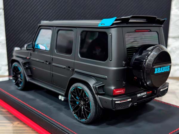 MERCEDES BENZ BRABUS G800 MATTE BLACK/BLUE / МЕРСЕДЕС-БЕНЦ БРАБУС G800 ЧЕРНЫЙ МАТОВЫЙ/СИНИЙ — фото 7