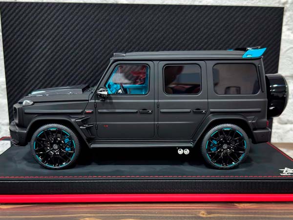 MERCEDES BENZ BRABUS G800 MATTE BLACK/BLUE / МЕРСЕДЕС-БЕНЦ БРАБУС G800 ЧЕРНЫЙ МАТОВЫЙ/СИНИЙ — фото 8