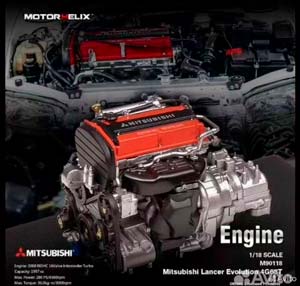 S600 MERCEDES W221 ENGINE 1:18 ДВИГАТЕЛЬ / S600 МЕРСЕДЕС W221 ДВИГАТЕЛЬ — фото 2