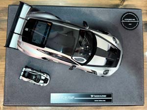 PORSCHE 911 (992) GT3 RS WEISSACH PACKAGE GT SILVER 1:18 & / ПОРШЕ 911 992 GT3 RS ПАКЕТ WEISSACH GT СЕРЕБРИСТЫЙ (ЛИМИТ 07/20) — фото 9