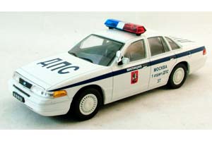 FORD CROWN VICTORIA ДПС ГАИ, АВТОМОБИЛЬ НА СЛУЖБЕ 58, БЕЛЫЙ
