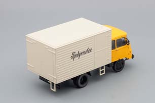 ROBUR LD3000 YELLOW/BEIGE / РОБУР LD3000 ПРОДУКТОВЫЙ ФУРГОН (АВТОМОБИЛЬ НА СЛУЖБЕ #72) — фото 2
