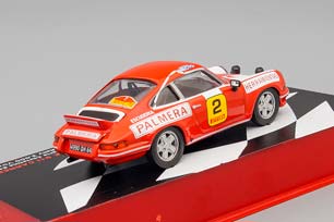 PORSCHE 911 CARRERA RS MARC ETCHEBERS - MARIE CRISTINE ETCHEBERS RALLYE 2000 VIRAJES (1974), RED — фото 2