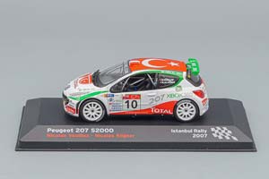 PEUGEOT 207 S2000 #10 NICOLAS VOUILLOZ NICOLAS KLINGER ISTANBUL RALLY 2007, WHITE — фото 3